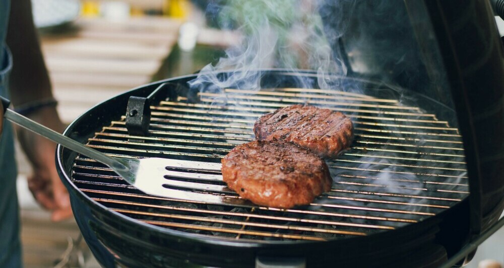 BBQ grilling on a clean grill