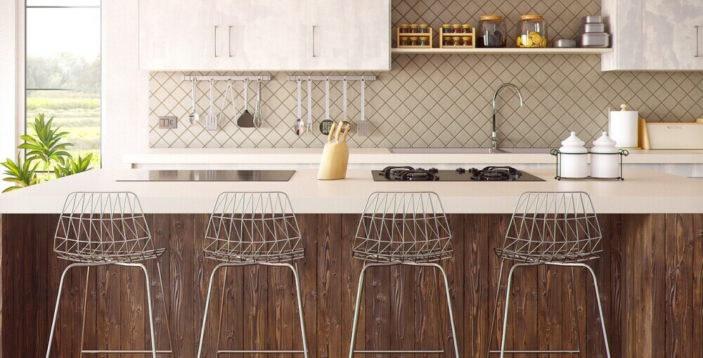 clean kitchen counter