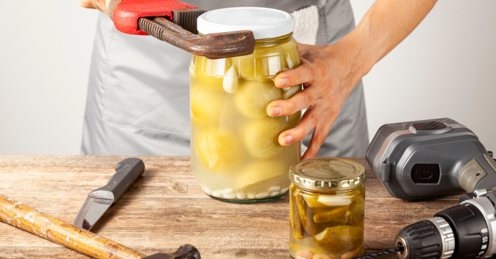 household tricks for opening stubborn jars