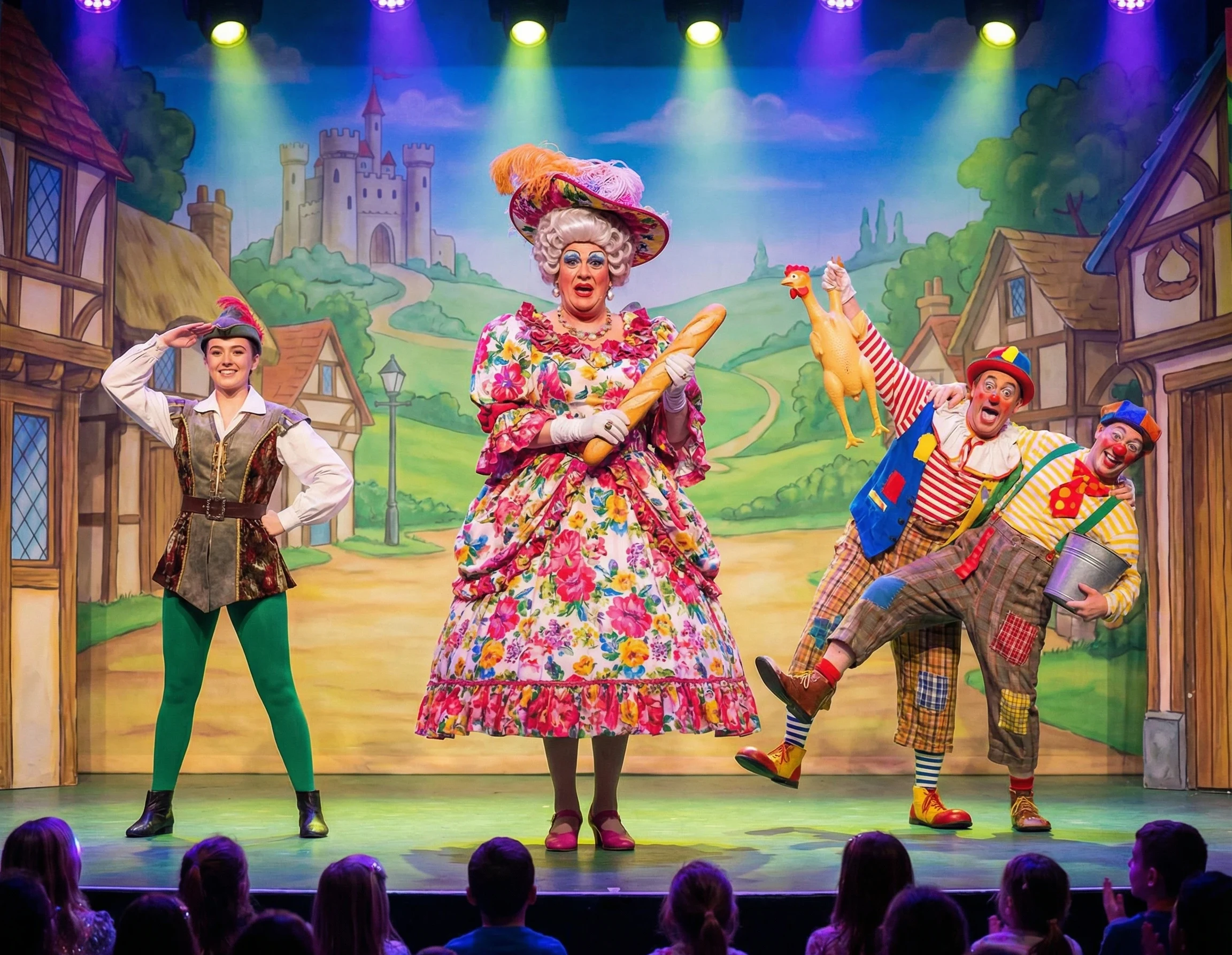 A scene from a traditional panto