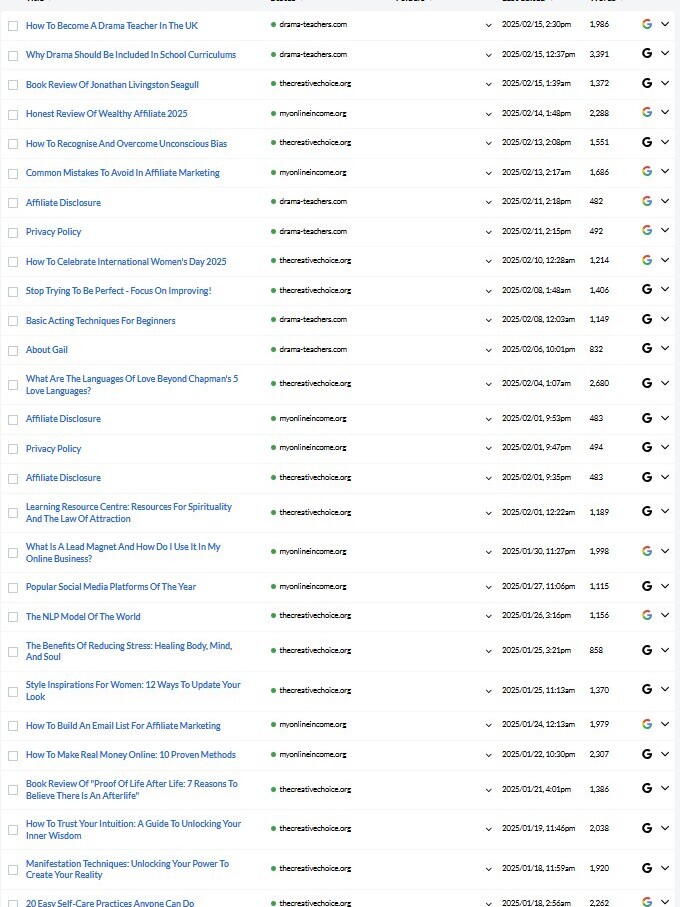 indexing screenshot