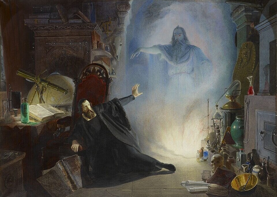 Scene from Goethe's Faust