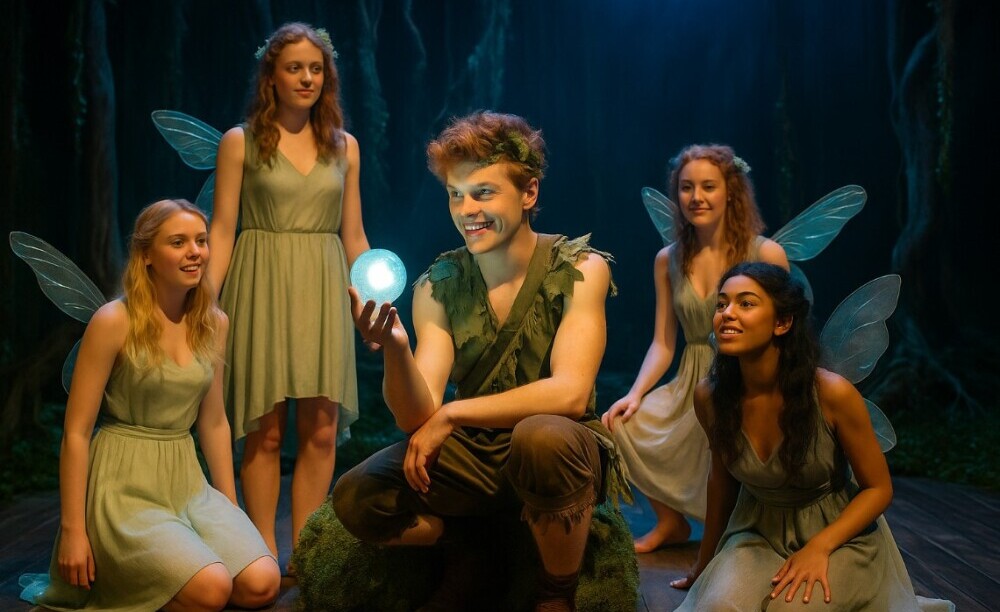 Puck and the fairies from A Midsummer Night's Dream