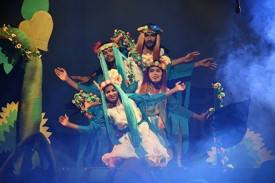 Production of A Midsummer Night's Dream - woodland scene