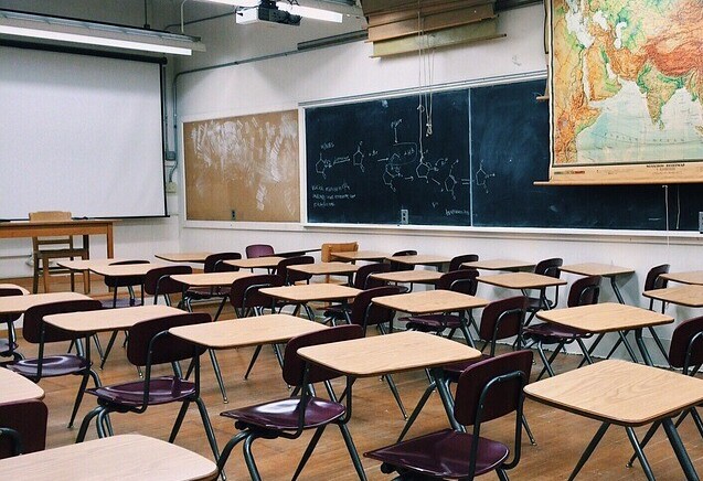 empty classroom