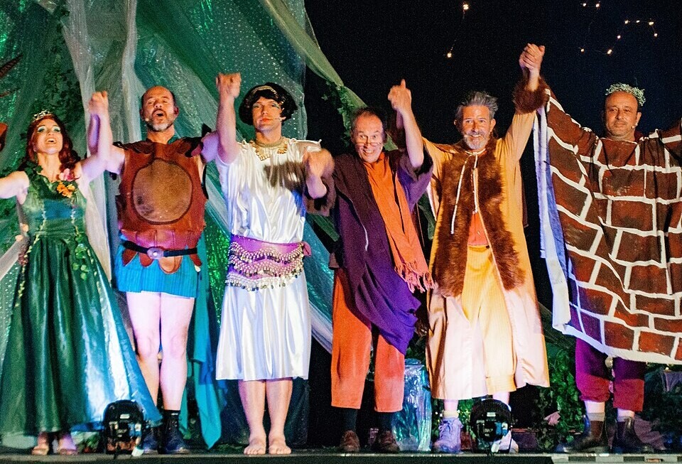 Brisbane Shakespeare Festival - curtain call of A Midsummer Night's Dream