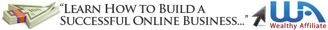 Wealthy Affiliate banner