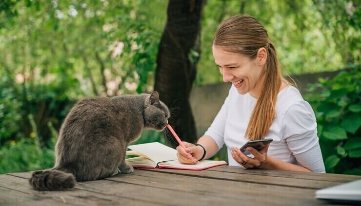 Why does my cat follow me around but no one else ?