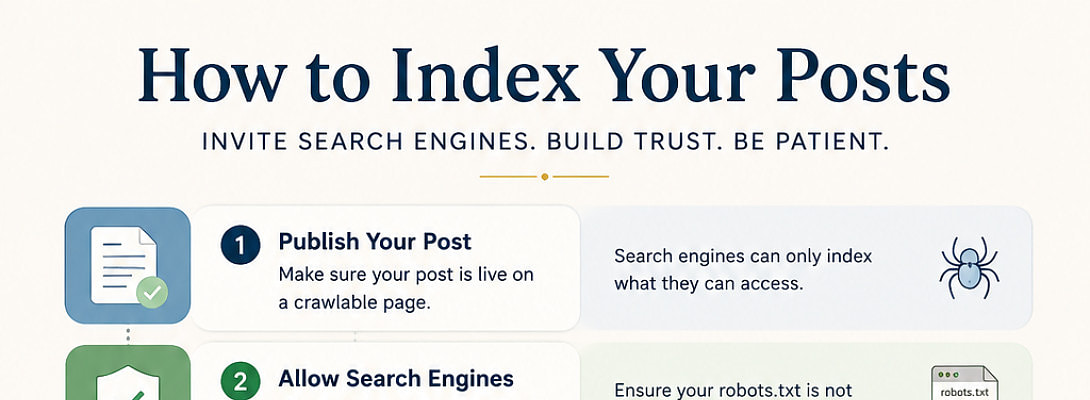 Indexing Post How do I index posts?