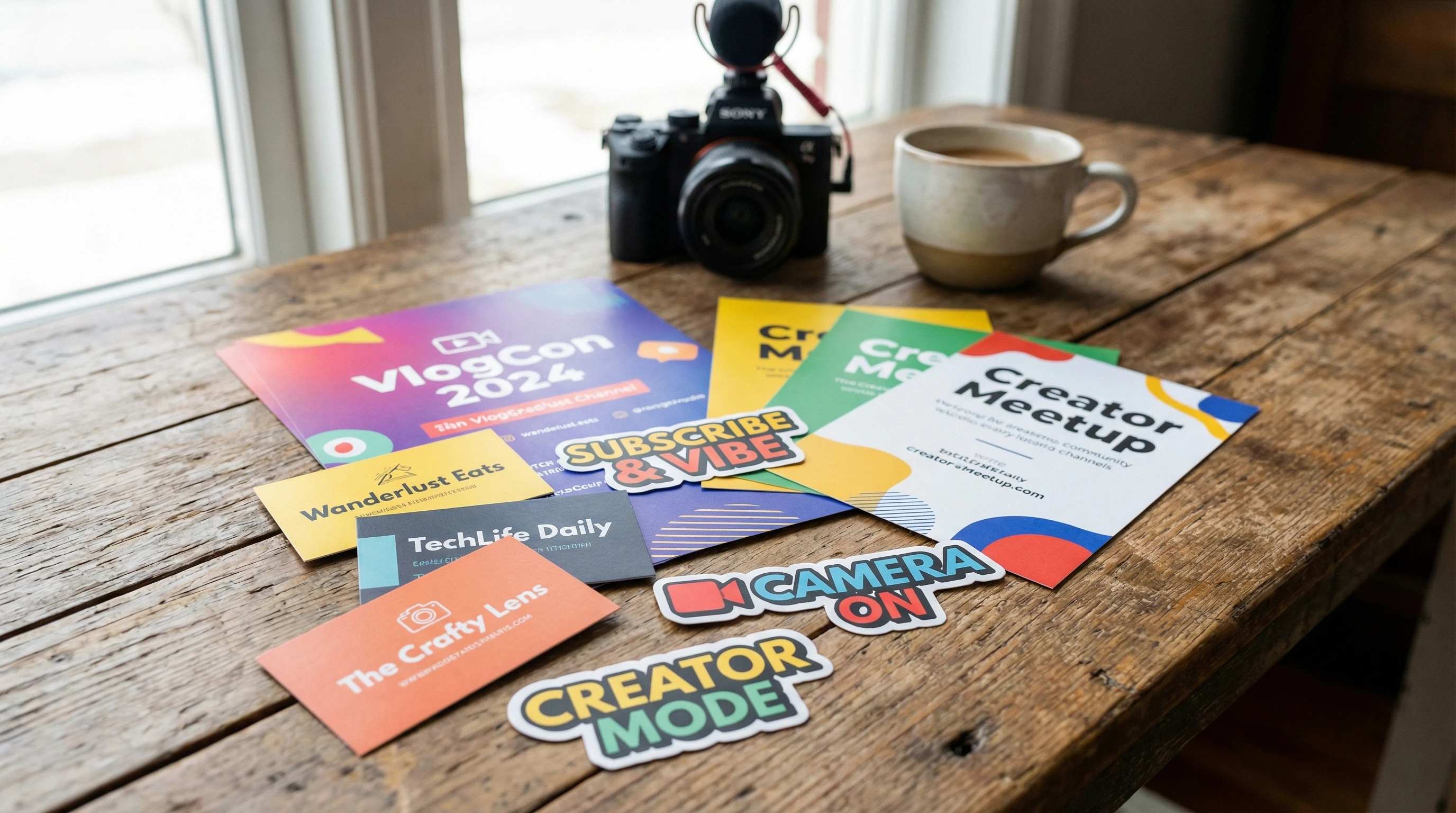 Promoting your vlogging channel offline