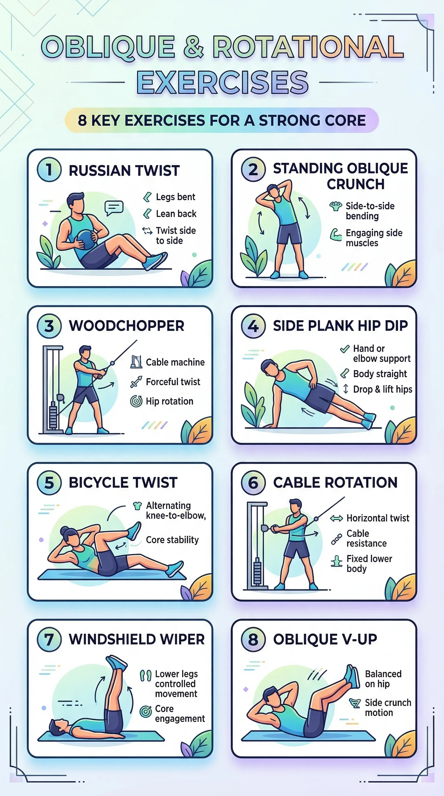 Oblique & Rotational Exercises