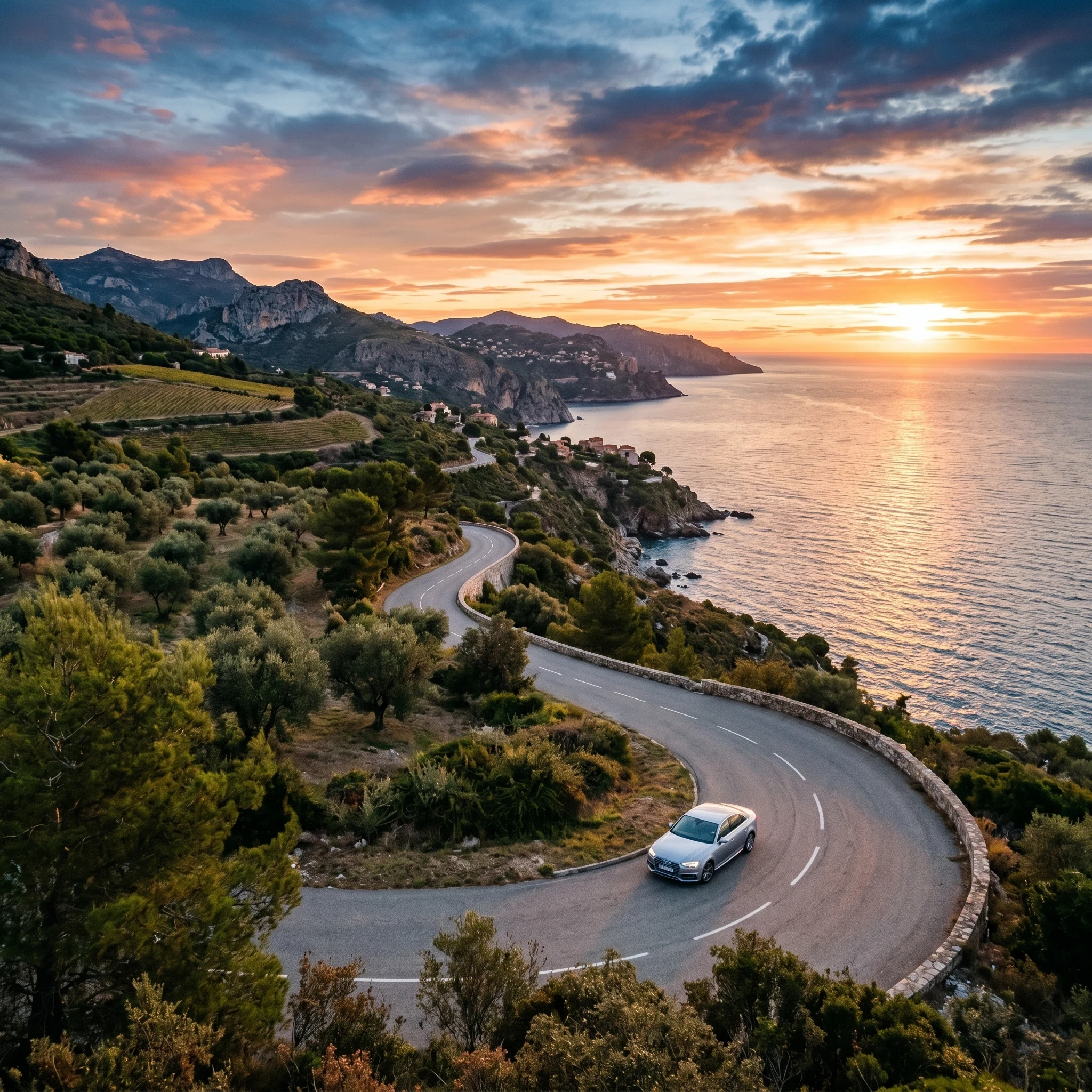 Roads without toll for a scenery road trip