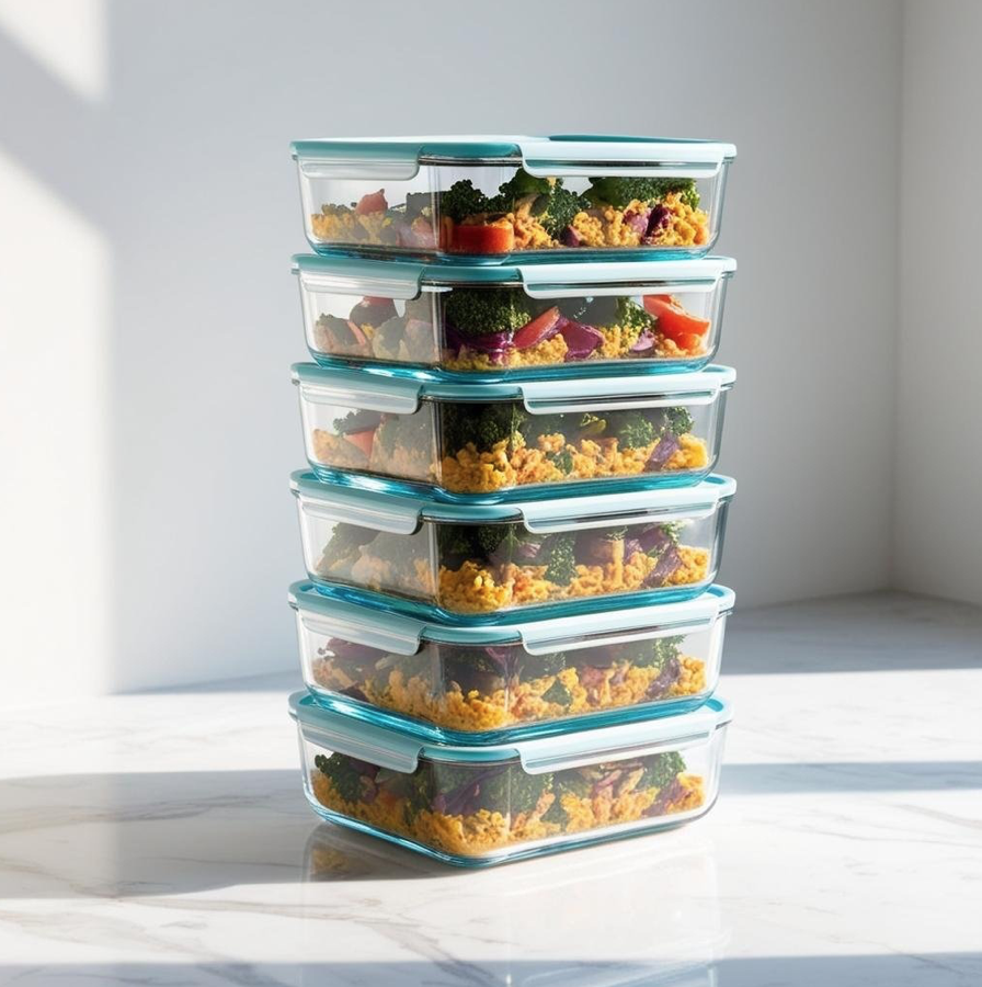 Glass Meal Prep Containers