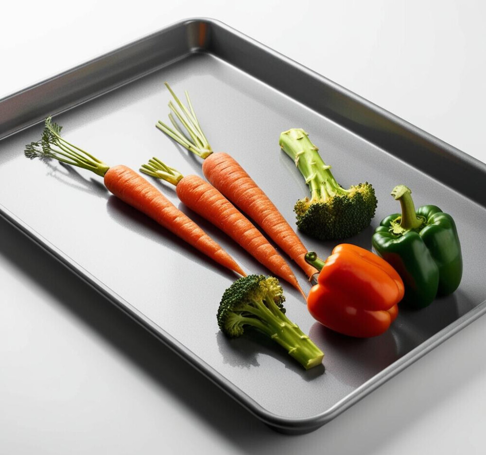 Sheet pan for roasting veggies
