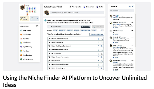 Using Niche Finder AI Platform