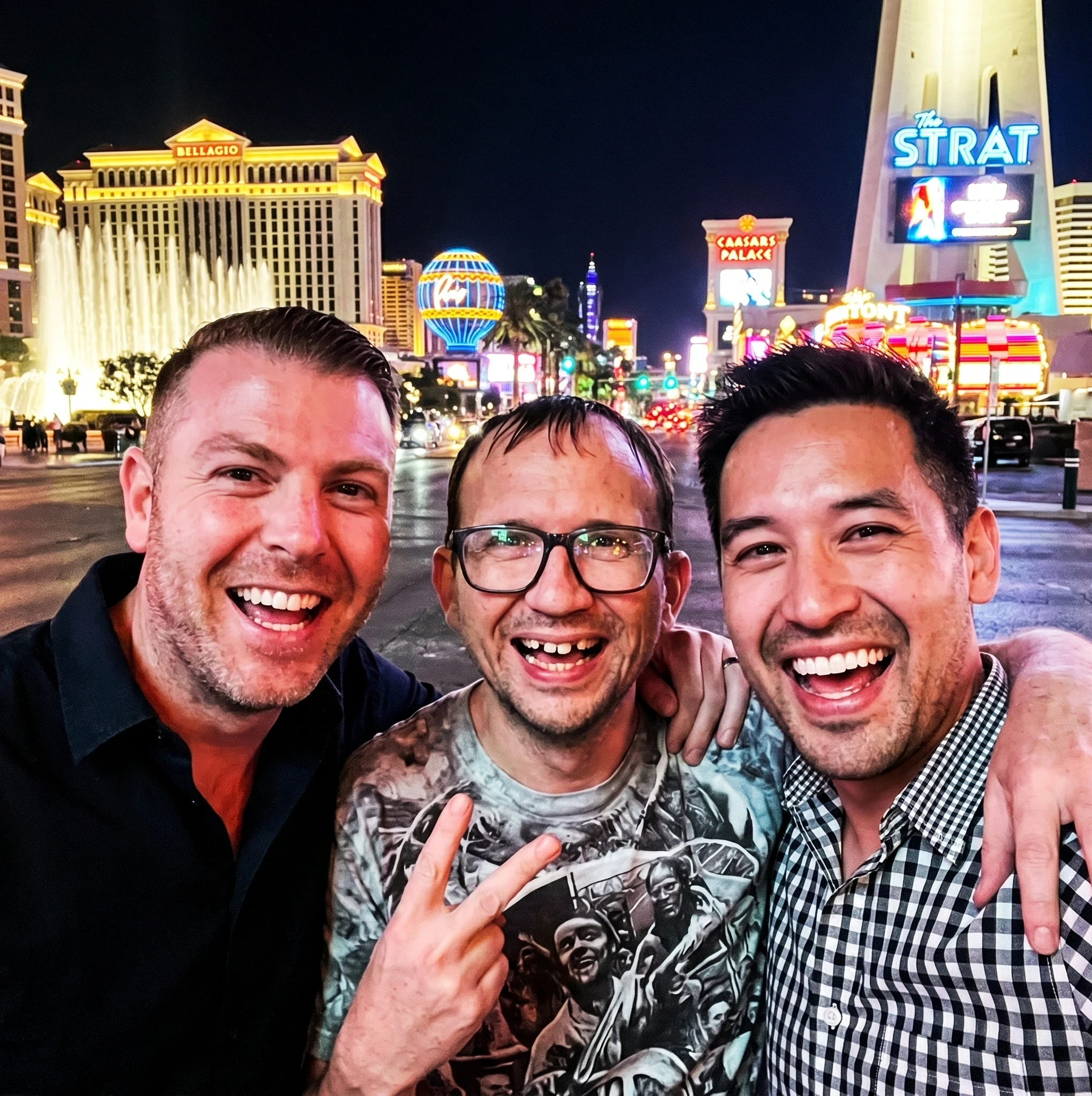 Me, Kyle and Carson In Las Vegas