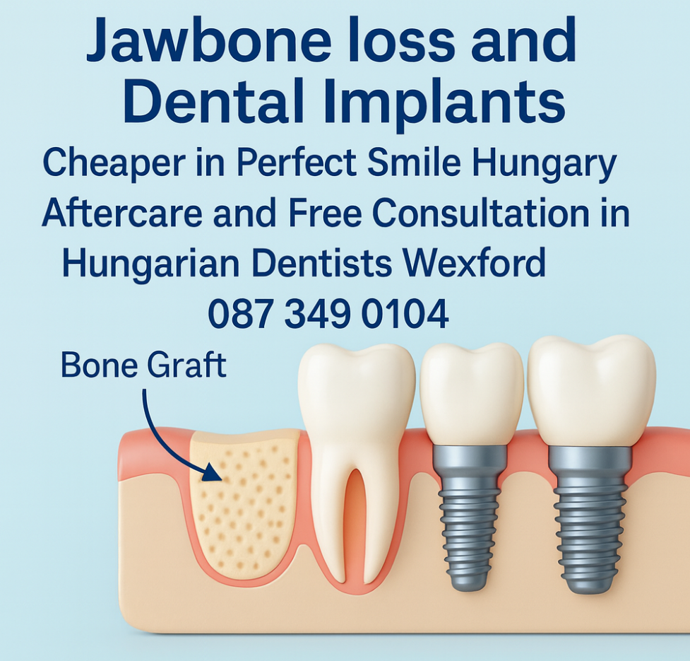 Jawbone loss treatment bone graft dental implants Perfect Smile dental clinic Hungary image 