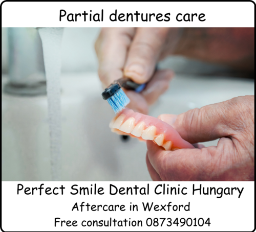 Partial denture care image