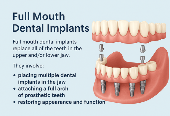 Full mouth implants image