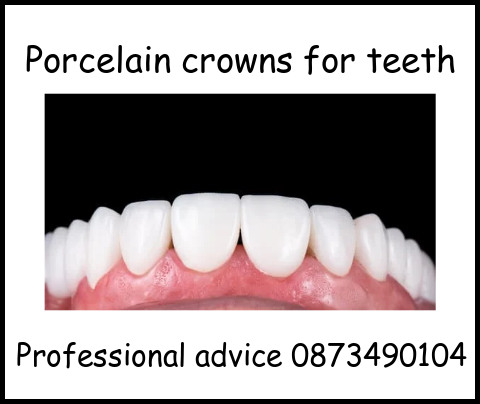 Porcelain crowns for teeth image