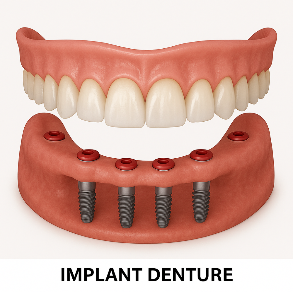 Implant overdenture image