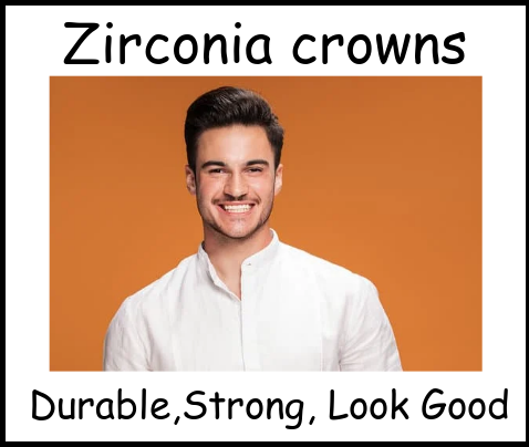 Zirconia crowns durable, strong, look good image