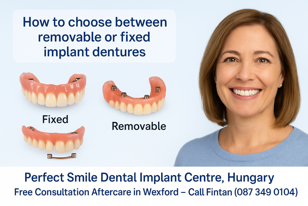 How to choose between removable or fixed implant dentures image