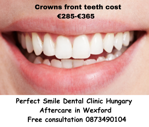 Crowns front teeth cost image