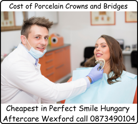 Cost of porcelain crowns and bridges cheapest in hungaryimage