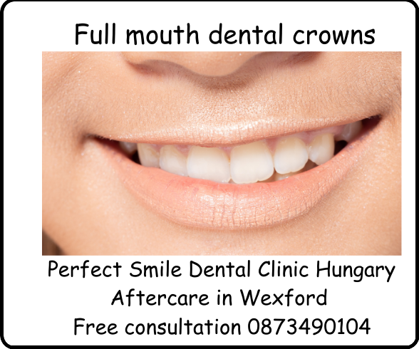 Full mouth dental crowns perfect smile dental clinic in Hungary image