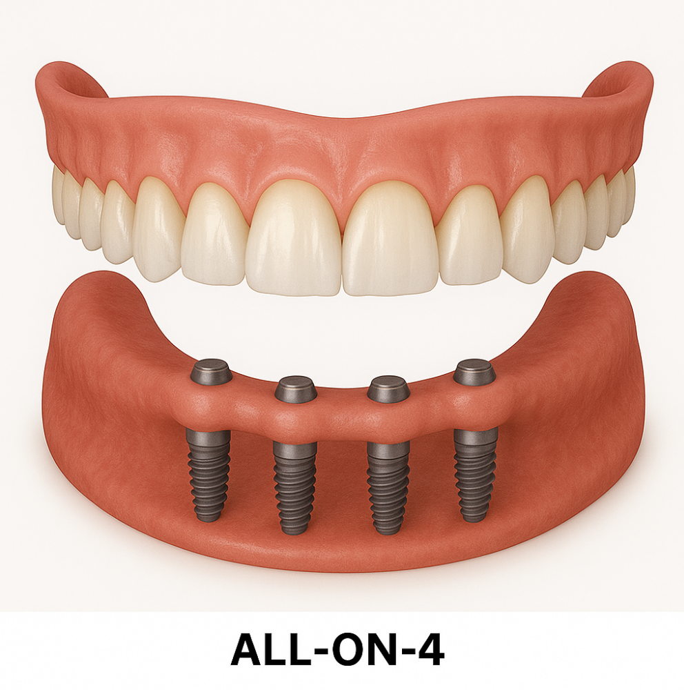 All on 4 dental implants image