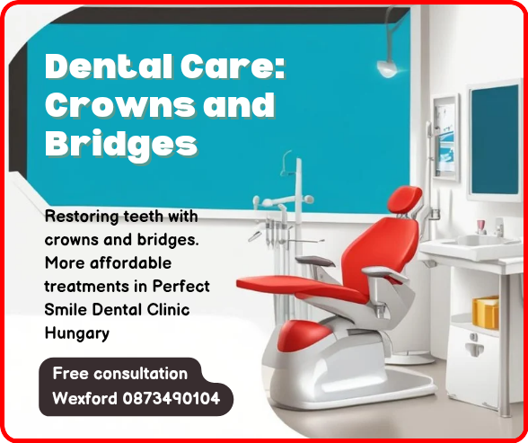 Dental care bridges and crowns image