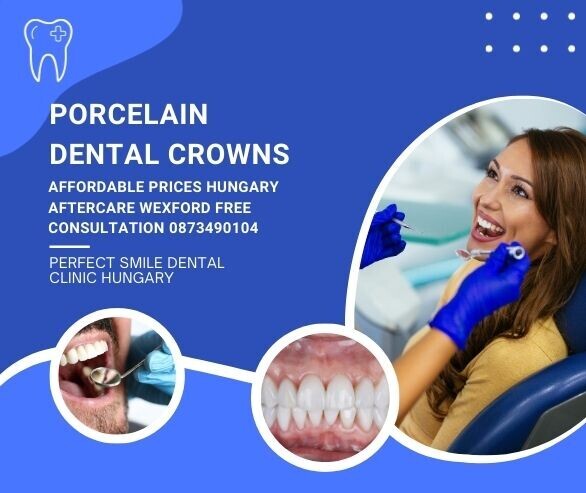 Porcelain dental crowns affordable in Perfect Smile dental clinic Hungary image