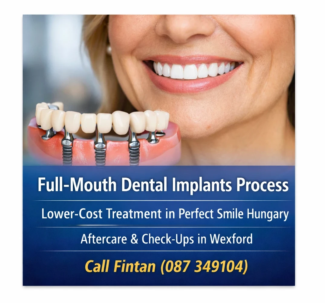Full-mouth dental implants process involves Perfect Smile Dental Clinic Hungary image