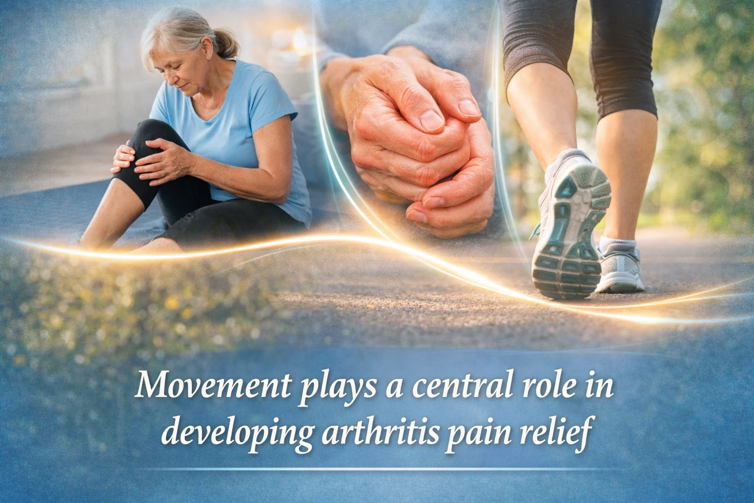Movement plays a central role in developing arthritis pain relief image