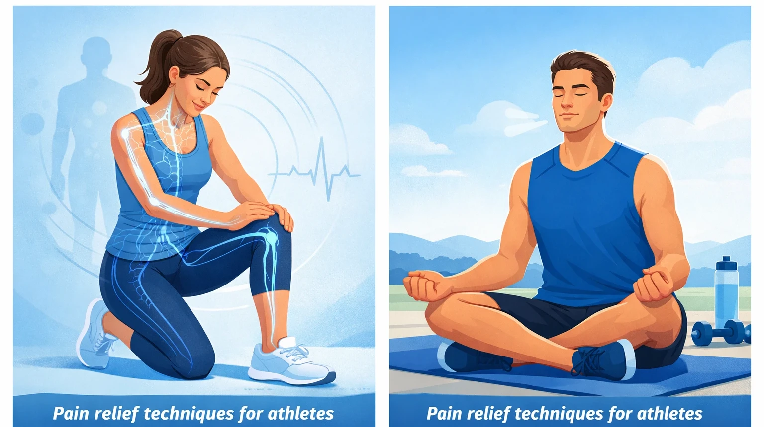 Pain relief techniques for athletes image