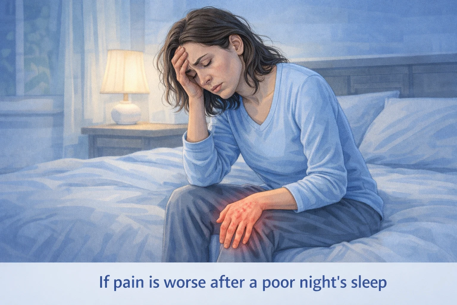 If pain is worse after a poor night's sleep image