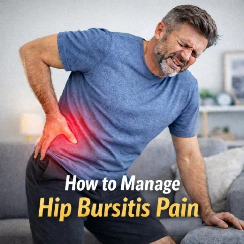 How to manage hip bursitis pain image