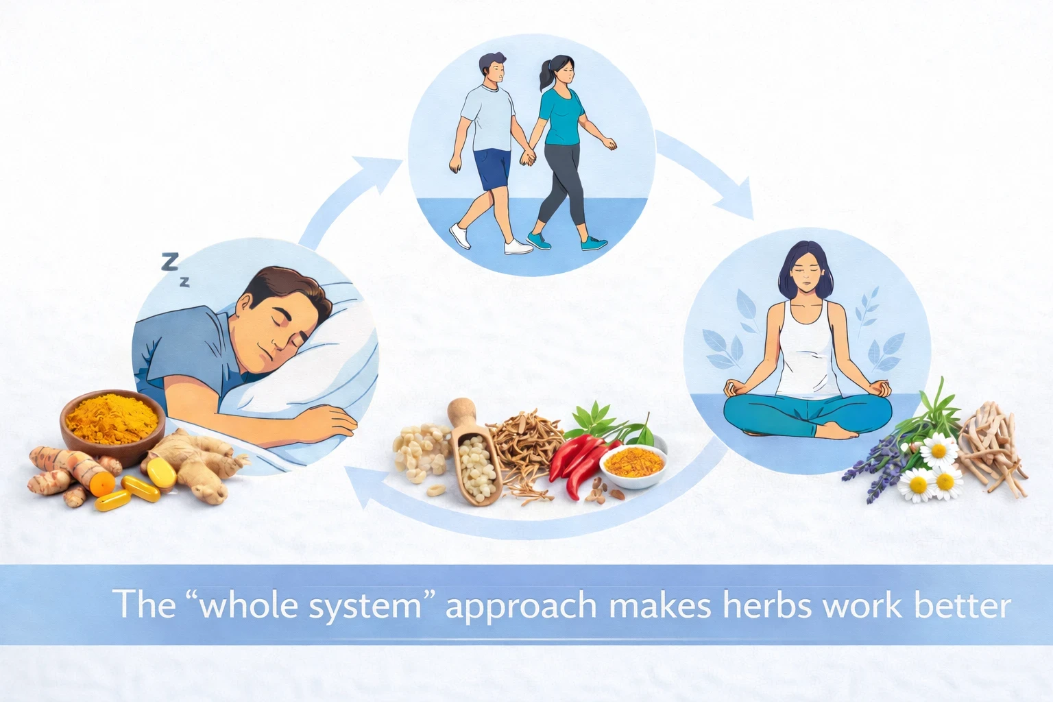 The whole systems approach makes herbs work better image