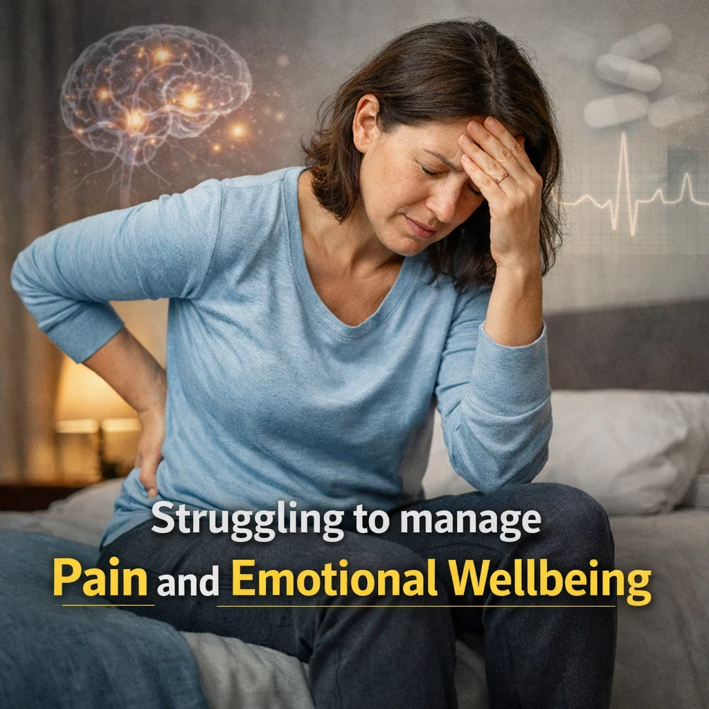 Struggling to manage pain and emotional wellbeing image