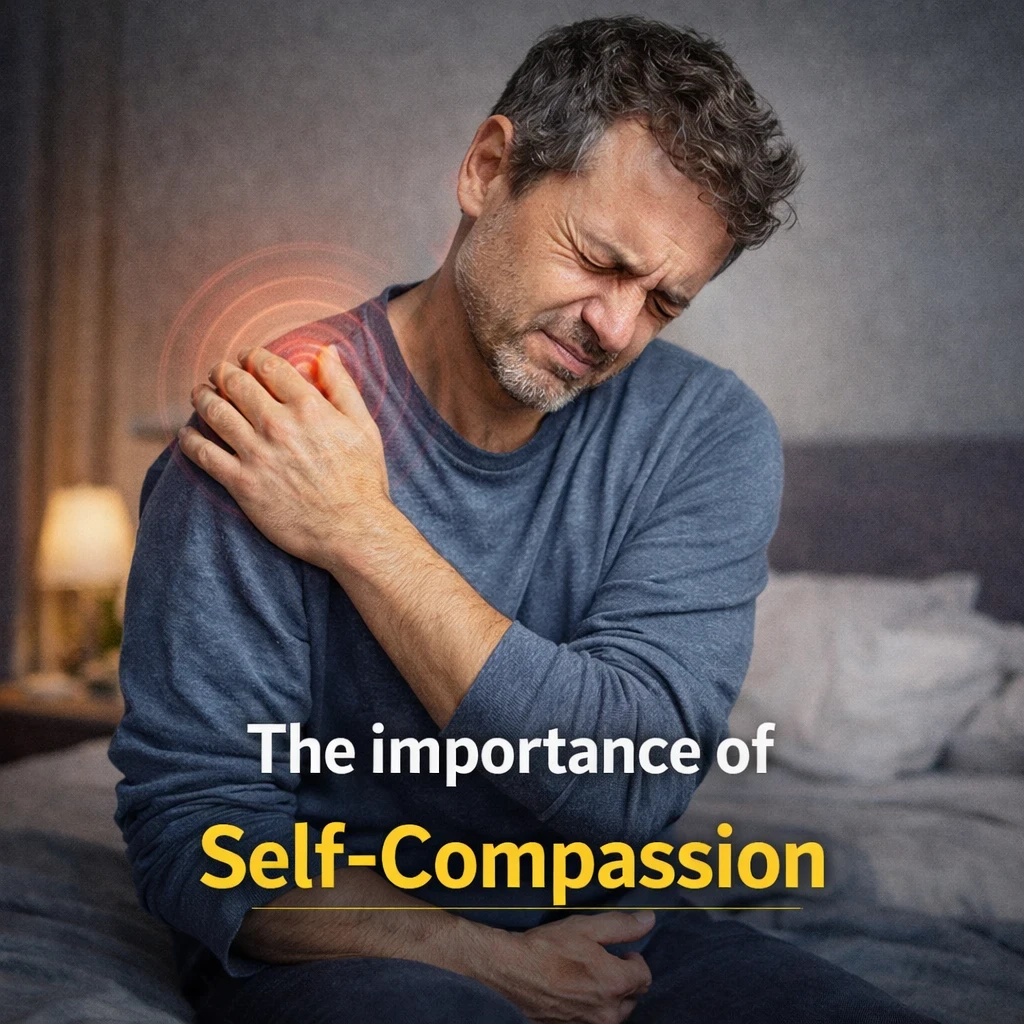 The importance of self-compassion in the effort to manage pain and emotional wellbeing image