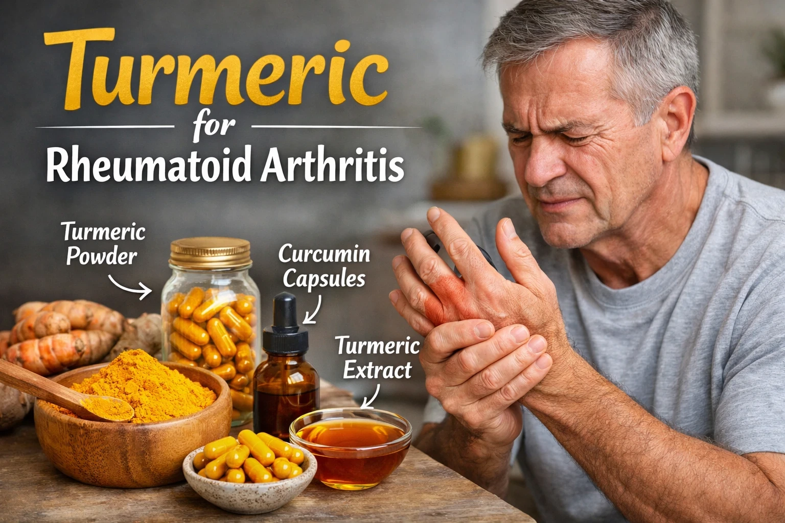 Turmeric for rheumatoid arthritis image