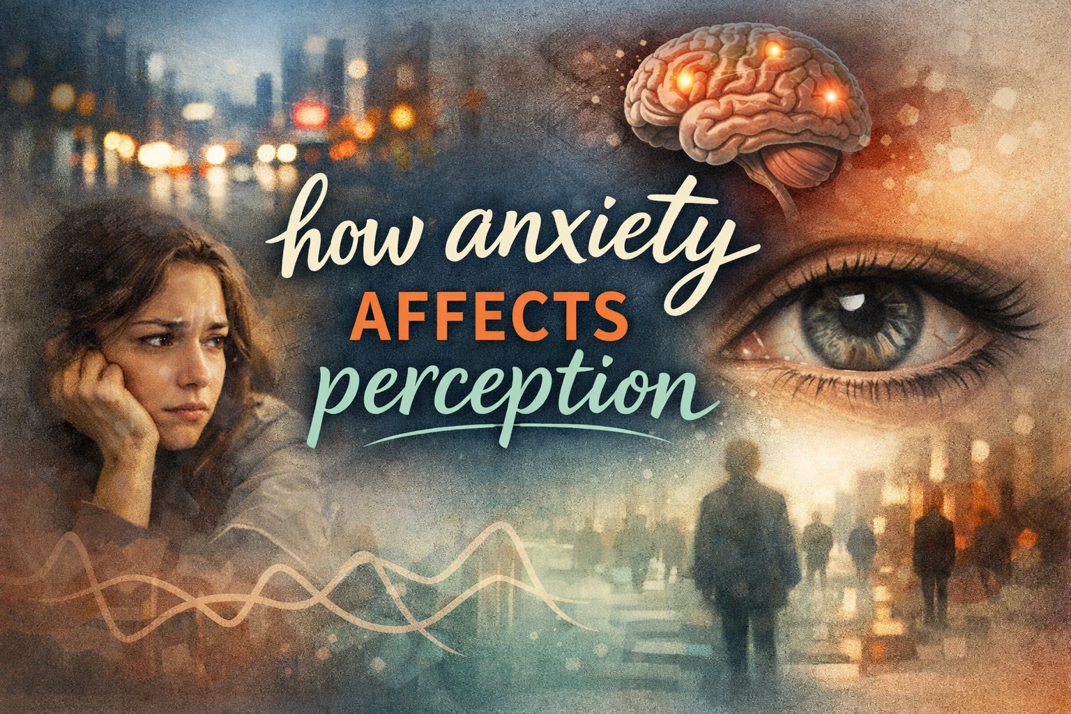How anxiety affects perception image