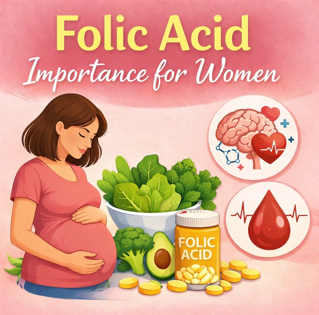 Folic acid importance for pregnant women image