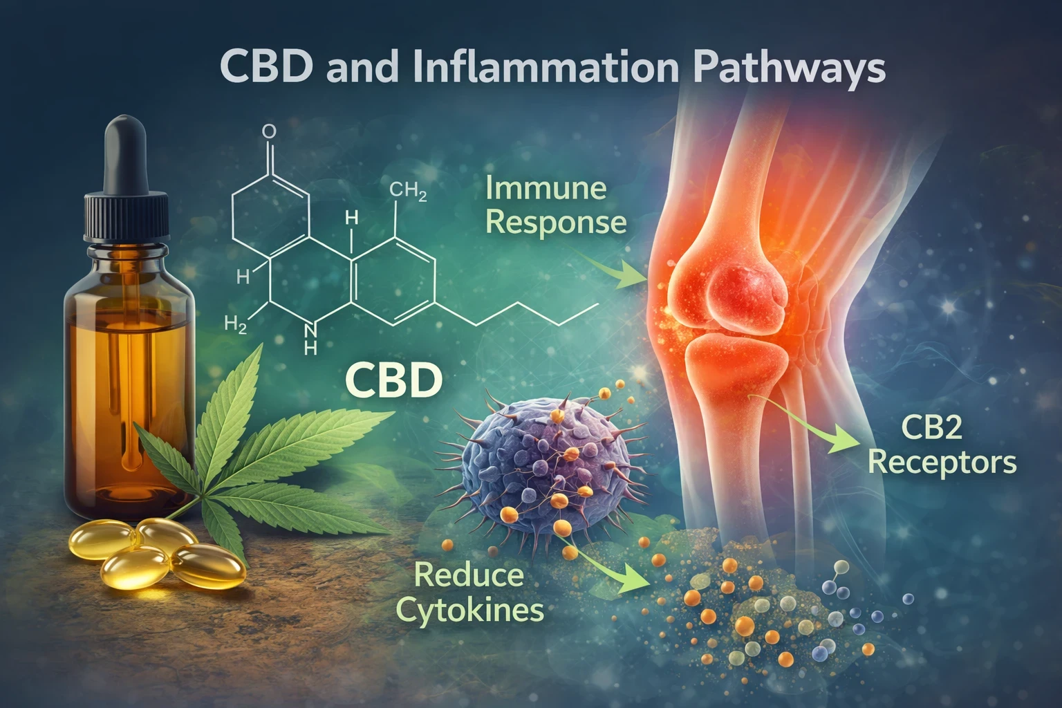 CBD and Inflammation Pathways image