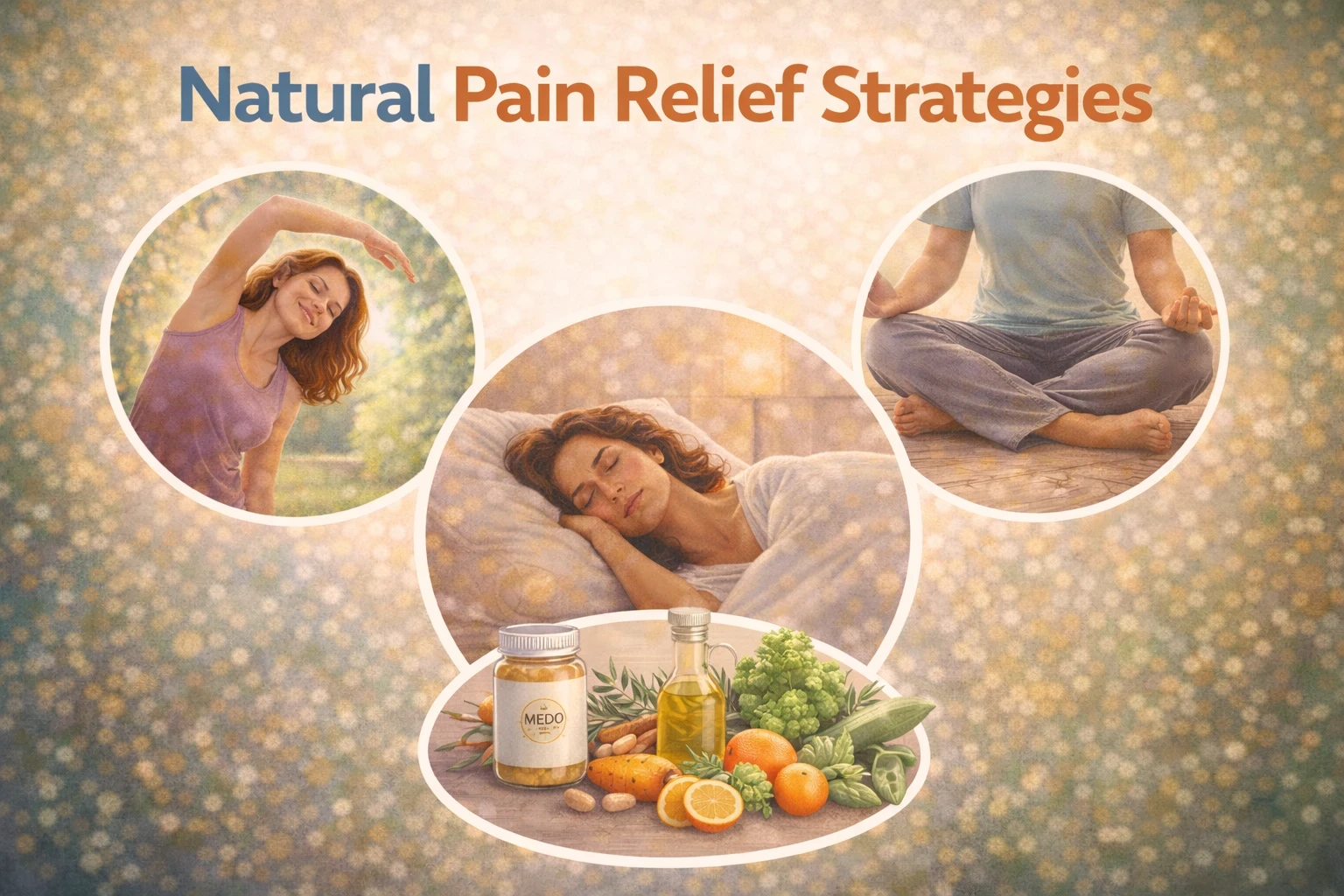 Natural pain relief strategies image