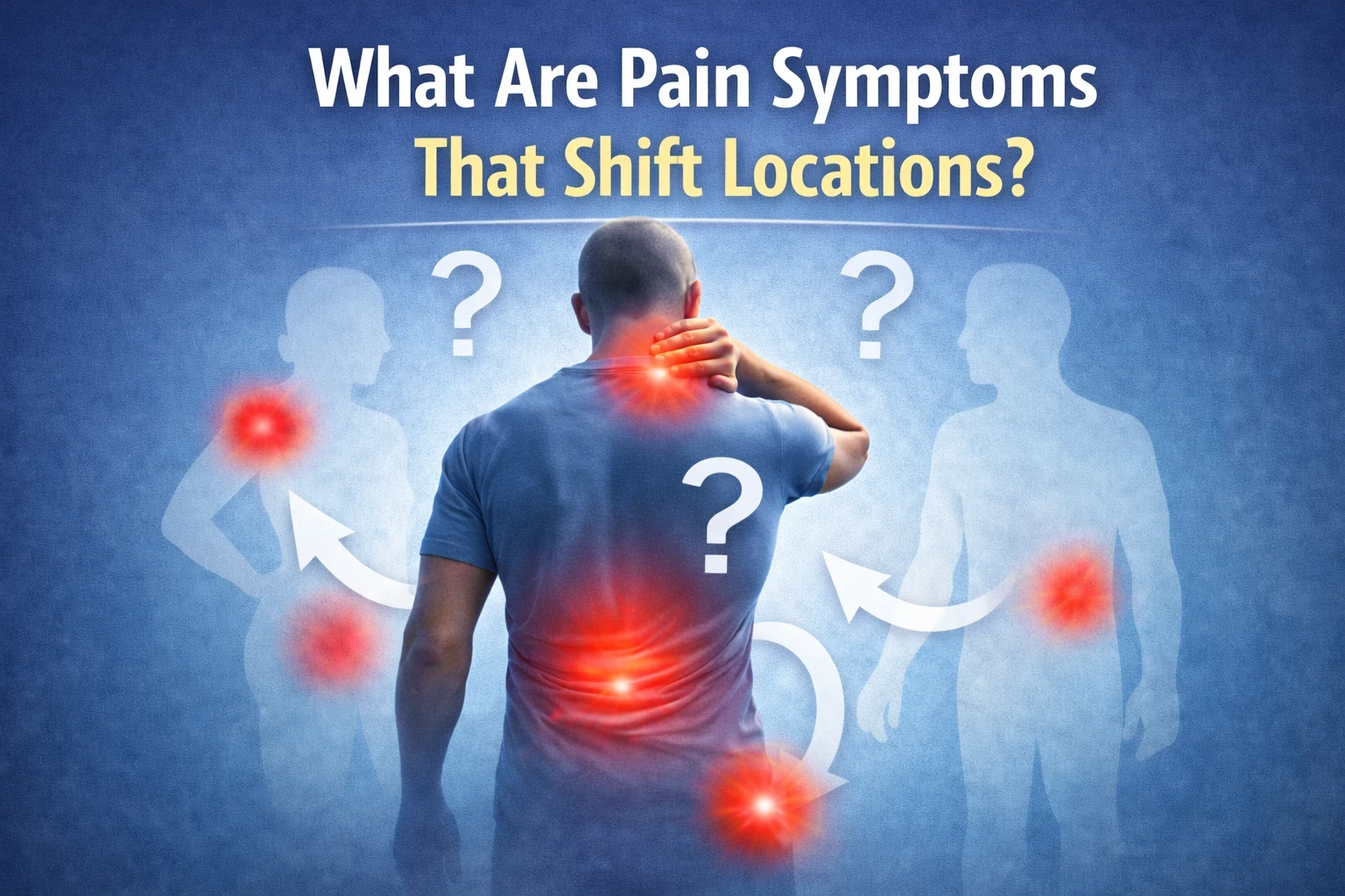 What are pain symptoms that shift locations image