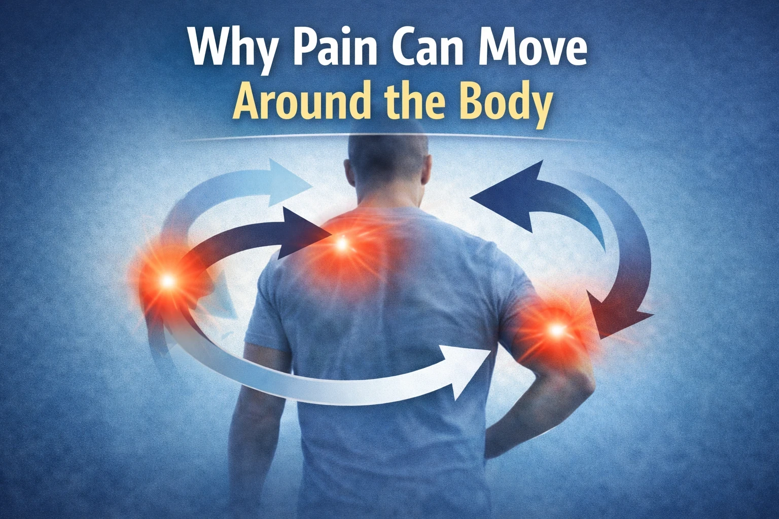 Why pain can move around the body image