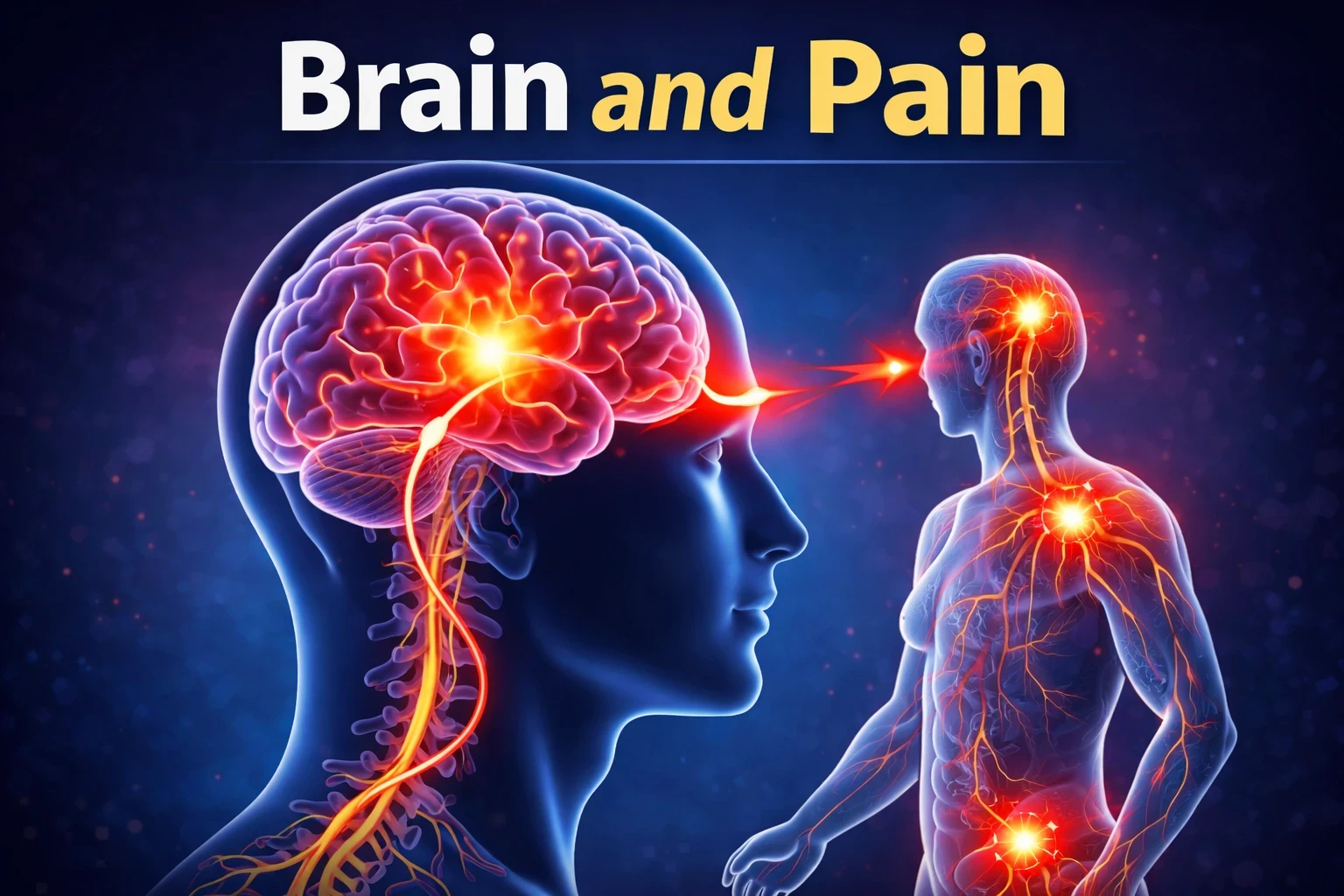 Brain and pain image