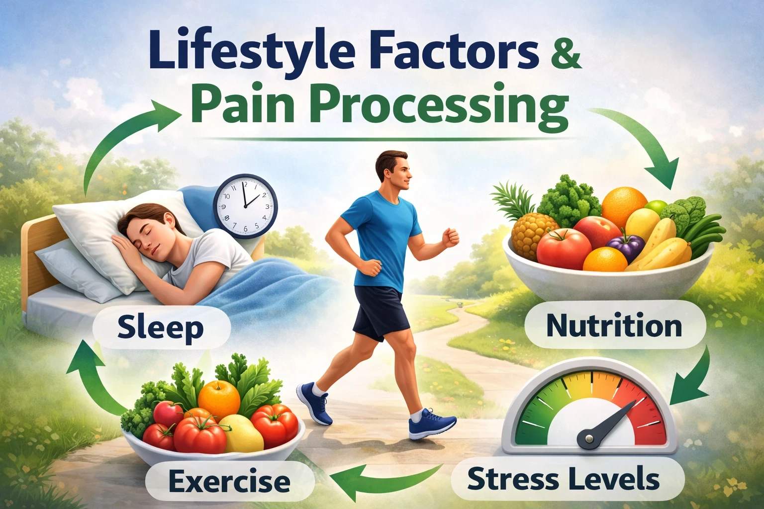 Lifestyle factors and pain processing image